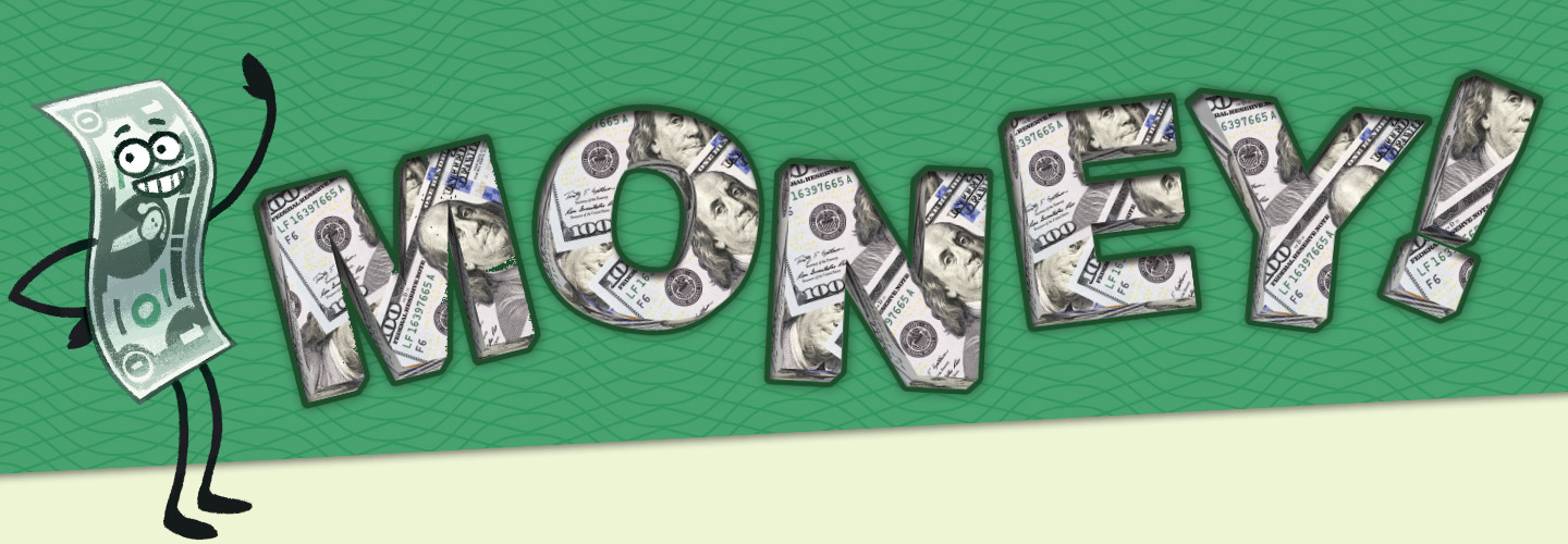 Text, "Money!"